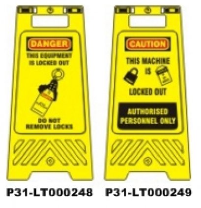 LOCKOUT INFORMATION STANDS